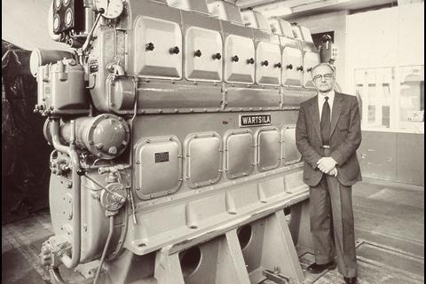 Wärtsilä launched its first engine, Vasa 14, in 1959. (Picture courtesy of Wärtsilä, credit Wilmer Wahlstedt)